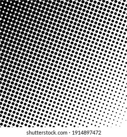 Schwarzer Halfone-Hintergrund. Schwarzer Polka-Punkt. Halftone Muster. Moderner, sauberer Halftonhintergrund, Hintergrund, Textur, Muster oder Overlay. Vektorgrafik.