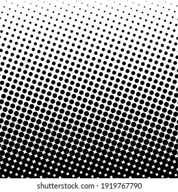 Fondo de medio tono negro. Punto de polka negro. Patrones de semitono. Moderno y limpio fondo de semitono, fondo, textura, patrón o superposición. Ilustración vectorial.