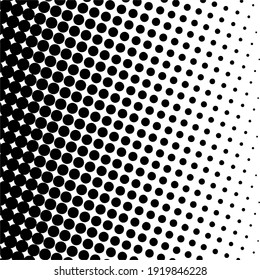 Fondo de medio tono negro. Punto de polka negro. Patrones de semitono. Moderno y limpio fondo de semitono, fondo, textura, patrón o superposición. Ilustración vectorial.