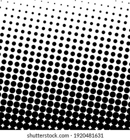 Schwarzer Halfone-Hintergrund. Schwarzer Polka-Punkt. Halftone Muster. Moderner, sauberer Halftonhintergrund, Hintergrund, Textur, Muster oder Overlay. Vektorgrafik.