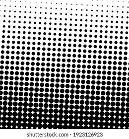 Black halftone background. Black polka dot. Halftone patterns. Modern Halftone Background, backdrop, texture, pattern. Vector illustration.