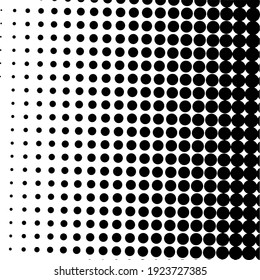 Black halftone background. Black polka dot. Halftone pattern. Modern Halftone Background, backdrop, texture, pattern. Vector illustration.