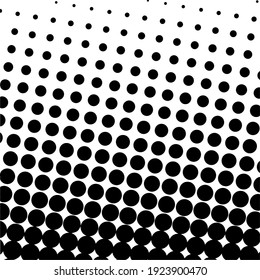 Schwarzer Halfone-Hintergrund. Schwarzer Polka-Punkt. Halftone Muster. Moderner, sauberer Halftonhintergrund, Hintergrund, Textur, Muster oder Overlay. Vektorgrafik.