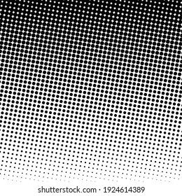 Black halftone background. Black polka dot. Halftone pattern. Modern Halftone Background, backdrop, texture, pattern. Vector illustration.