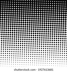 Fondo de medio tono negro. Punto de polka negro. Patrón de semitono. Moderno y limpio fondo de semitono, fondo, textura, patrón o superposición. Ilustración vectorial.
