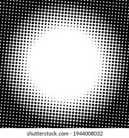 Schwarzer Halfone-Hintergrund. Schwarzer Polka-Punkt. Halftone Muster. Moderner, sauberer Halftonhintergrund, Hintergrund, Textur, Muster oder Overlay. Vektorgrafik. Halftone Hintergrund.