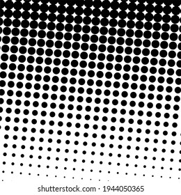 Black halftone background. Black polka dot. Halftone pattern. Modern Halftone Background, backdrop, texture, pattern. Vector illustration. Halftone Backdrop.