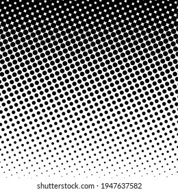 Fondo de medio tono negro. Punto de polka negro. Patrón de semitono. Moderno y limpio fondo de semitono, fondo, textura, patrón o superposición. Ilustración vectorial. Fondo de semitono.
