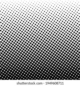 Fondo de medio tono negro. Punto de polka negro. Patrón de semitono. Moderno y limpio fondo de semitono, fondo, textura, patrón o superposición. Ilustración vectorial. Fondo de semitono.