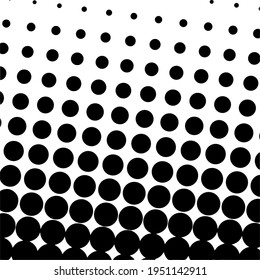 Fondo de medio tono negro. Punto de polka negro. Patrón de semitono. Moderno y limpio fondo de semitono, fondo, textura, patrón o superposición. Ilustración vectorial. Fondo de semitono.