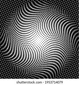 Fondo de medio tono negro. Punto de polka negro. Patrón de semitono. Moderno y limpio fondo de semitono, fondo, textura, patrón o superposición. Ilustración vectorial. Fondo de semitono. Rotar fondo.
