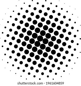 Black halftone background. Black polka dot. Halftone pattern. Modern Halftone Background, backdrop, texture, pattern. Vector illustration. Halftone Backdrop.