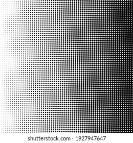 Black halftone background with Black polka dots. Halftone pattern. Modern Halftone Background, backdrop, textured pattern. Vector illustration.