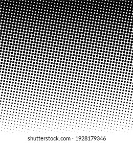 Black halftone background with Black polka dots. Halftone pattern. Modern Halftone Background, backdrop, textured pattern. Vector illustration.