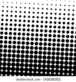 Black halftone background with Black polka dots. Halftone pattern. Modern Halftone Background, backdrop, textured pattern. Vector illustration.