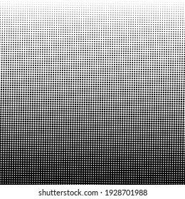 Black Halftone Background With Black Polka Dots. Halftone Pattern. Modern Clean Halftone Background, Backdrop, Textured Pattern Or Overlay. Vector Illustration.