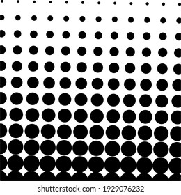 Black halftone background with Black polka dots. Halftone pattern. Modern Halftone Background, backdrop, textured pattern. Vector illustration.