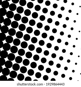 Black halftone background with Black polka dots. Halftone pattern. Modern Halftone Background, backdrop, textured pattern. Vector illustration.