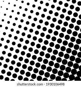 Black halftone background with Black polka dots. Halftone pattern. Modern Halftone Background, backdrop, textured pattern. Vector illustration.