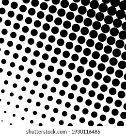 Black halftone background with Black polka dots. Halftone pattern. Modern Halftone Background, backdrop, textured pattern. Vector illustration.