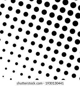 Black halftone background with Black polka dots. Halftone pattern. Modern Halftone Background, backdrop, textured pattern. Vector illustration.