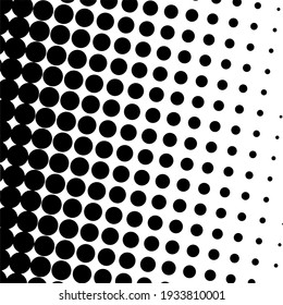 Black halftone background with Black polka dots. Halftone pattern. Modern Halftone Background, backdrop, textured pattern. Vector illustration.