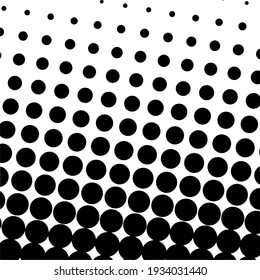 Black halftone background with Black polka dots. Halftone pattern. Modern Halftone Background, backdrop, textured pattern. Vector illustration.
