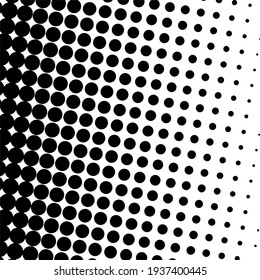 Black halftone background with Black polka dots. Halftone pattern. Modern Halftone Background backdrop texture pattern. Vector illustration.