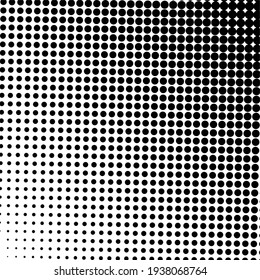 Black halftone background with Black polka dots. Halftone pattern. Modern Halftone Background backdrop texture pattern. Vector illustration.