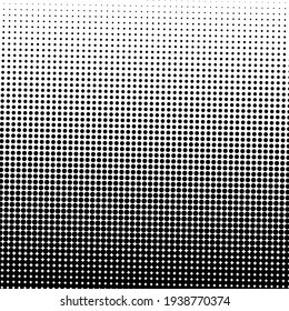Black halftone background with Black polka dots. Halftone pattern. Modern Halftone Background backdrop texture pattern. Vector illustration.