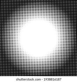 Black halftone background with Black polka dots. Halftone pattern. Modern Halftone Background backdrop texture pattern. Vector illustration.