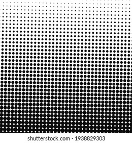 Black halftone background with Black polka dots. Halftone pattern. Modern Halftone Background backdrop texture pattern. Vector illustration.