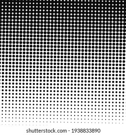 Black halftone background with Black polka dots. Halftone pattern. Modern Halftone Background backdrop texture pattern. Vector illustration.