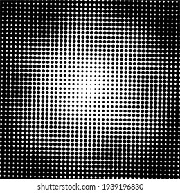 Black halftone background with Black polka dots. Halftone pattern. Modern Halftone Background backdrop texture pattern. Vector illustration.