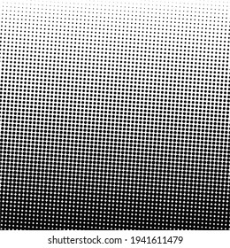 Black halftone background with Black polka dots. Halftone pattern. Modern Halftone Background backdrop texture pattern. Vector illustration.