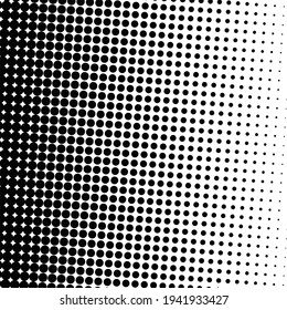 Black halftone background with Black polka dots. Halftone pattern. Modern Halftone Background backdrop texture pattern. Vector illustration.