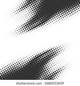 Black halftone brush stroke abstract background for poster flyer banner and modern graphic design projects