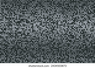 Black halftone dot grain texture pixel pop-art abstract pattern background