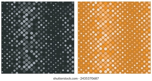 Fondo de patrón abstracto pop-art de la textura del grano del punto del semitono negro