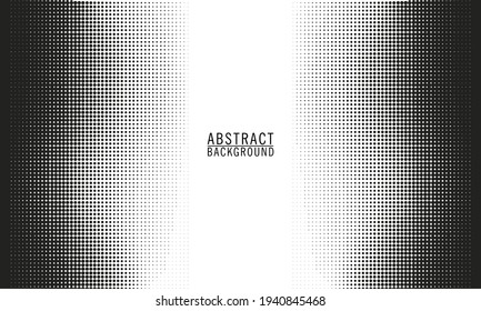 Diseño de fondo de puntos de semitono negros