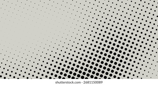 Black halftone gradient background eps10
