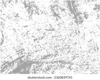 Black halftone grunge urban texture vector. Simple distressed overlay texture, grunge abstract background. Vector Illustration.