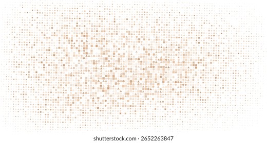 Schwarzes Halbtonmuster auf weißem Hintergrund. Linearer Halbtonhintergrund. Vektorgrafik einzeln auf weißem Hintergrund. Vektor