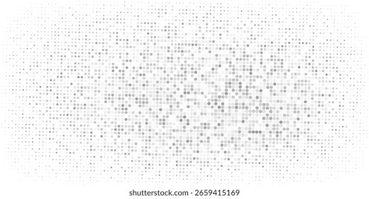 Black halftone pattern on white background. Linear halftone background. Vector illustration isolated on white background. vector