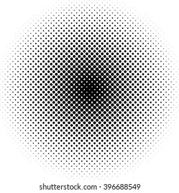 Black halftone pattern. Vector illustration