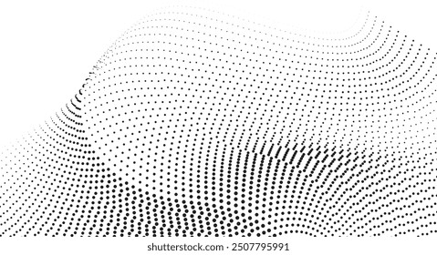 Black Halftone Texture Halftone Background