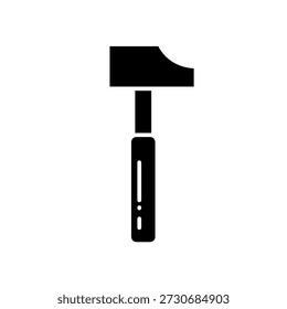  Martillo negro - icono de Vector