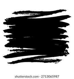 black hand drawn 
ink brush strokes 