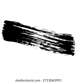 black hand drawn 
ink brush strokes 