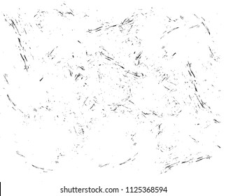 Black hand painted brush stroke background. Vector Illustration.